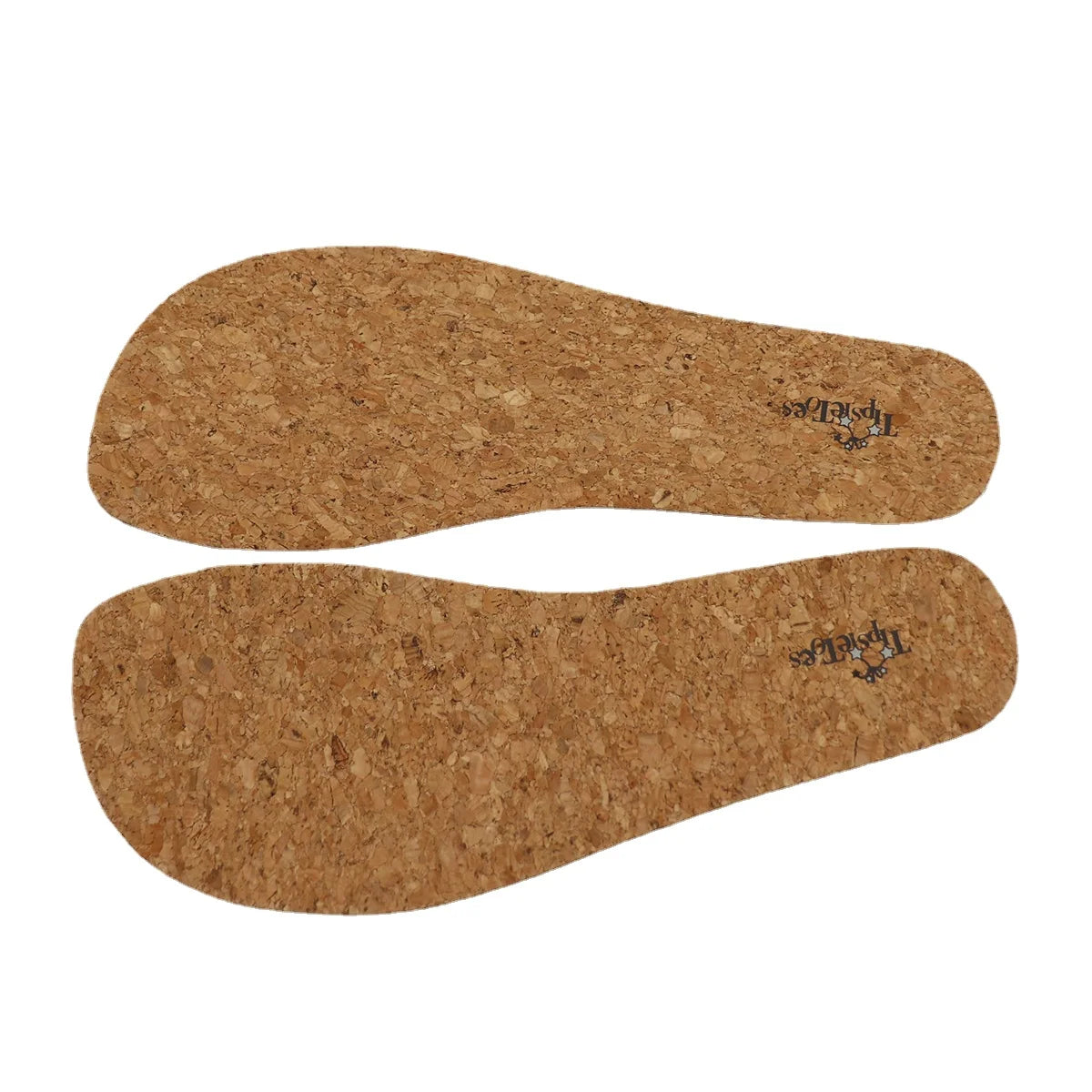 ArchWallk cork insoles - top and bottom view