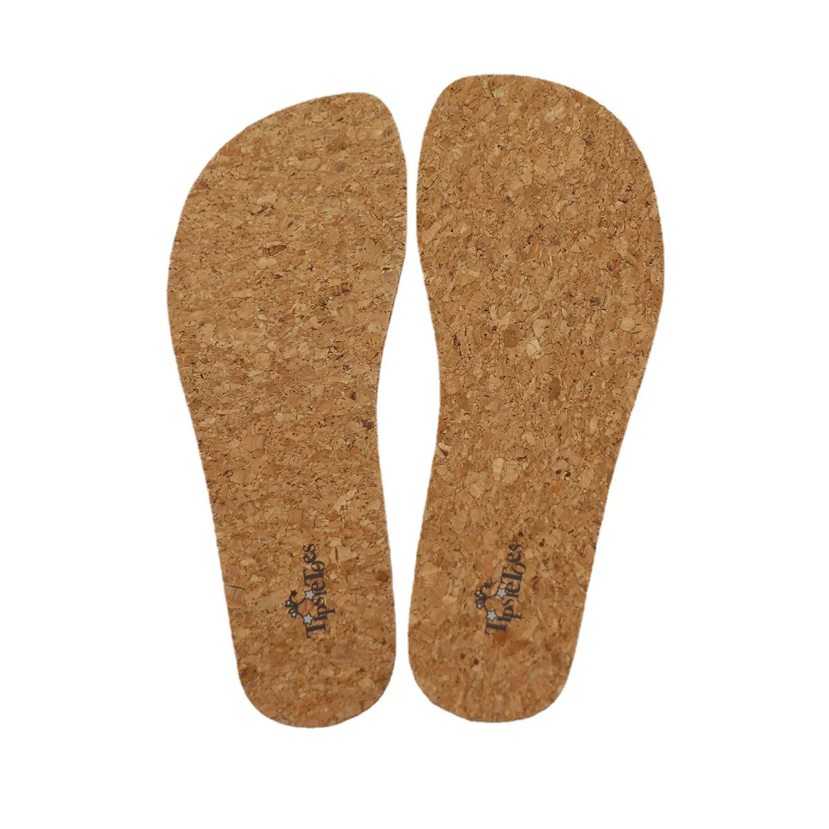 ArchWallk cork insoles - side view showing thickness