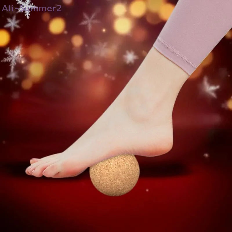 ArchWallk cork massage ball - natural cork texture