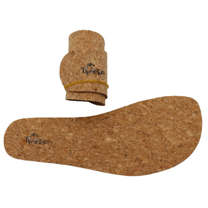 ArchWallk natural cork insoles - close-up of the cork texture