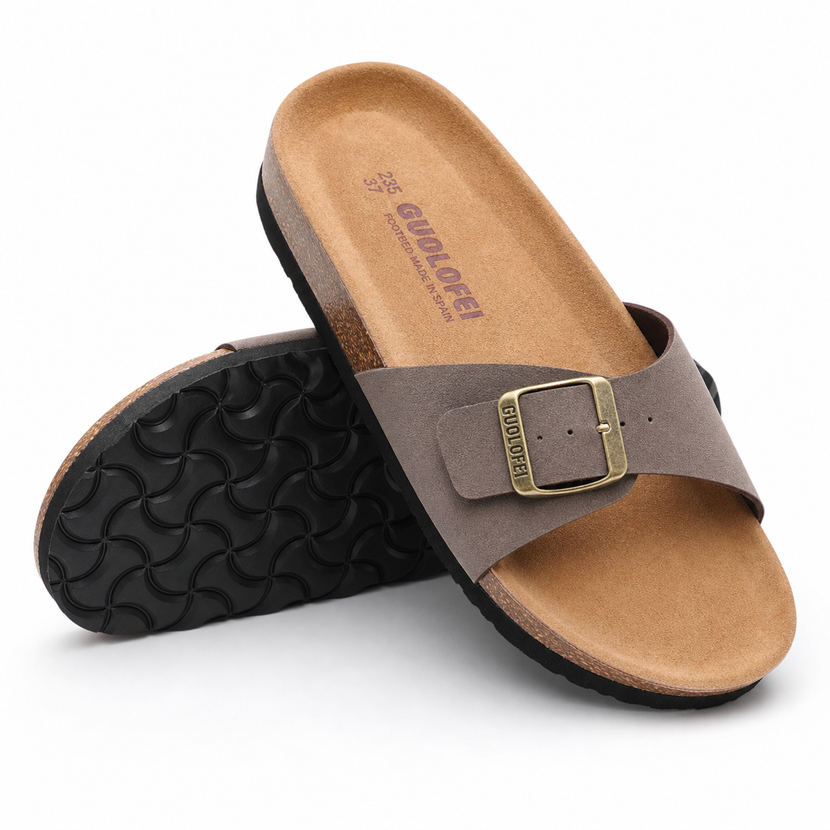 ArchWallk cork beach slippers - side view