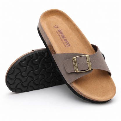 ArchWallk cork beach slippers - side view