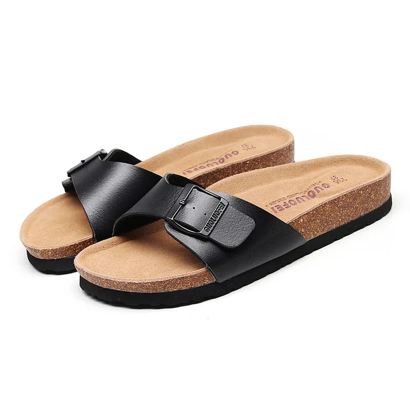 ArchWallk Cork Beach Slippers - lifestyle photo