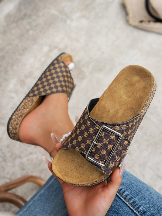 ArchWallk Cork Slide Sandals Everyday Comfort - lifestyle photo